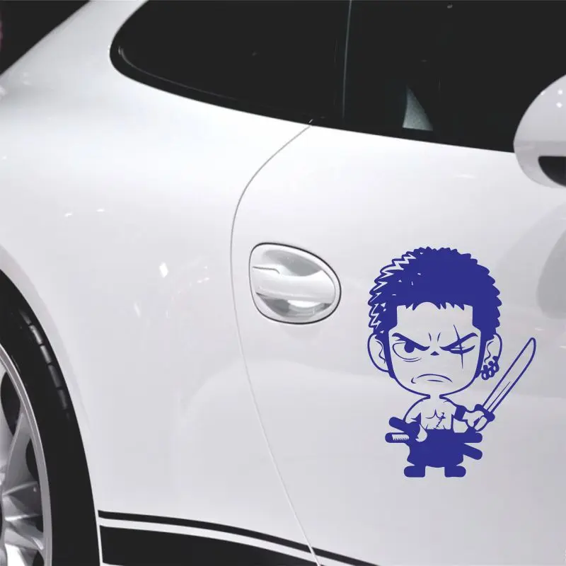 One-Piece-Roronoa Zoro WallDecal-comics and animation Sticker Logo Decal  Vinyl Wall Decals Pegatina Quadro Parede Decor Mural a