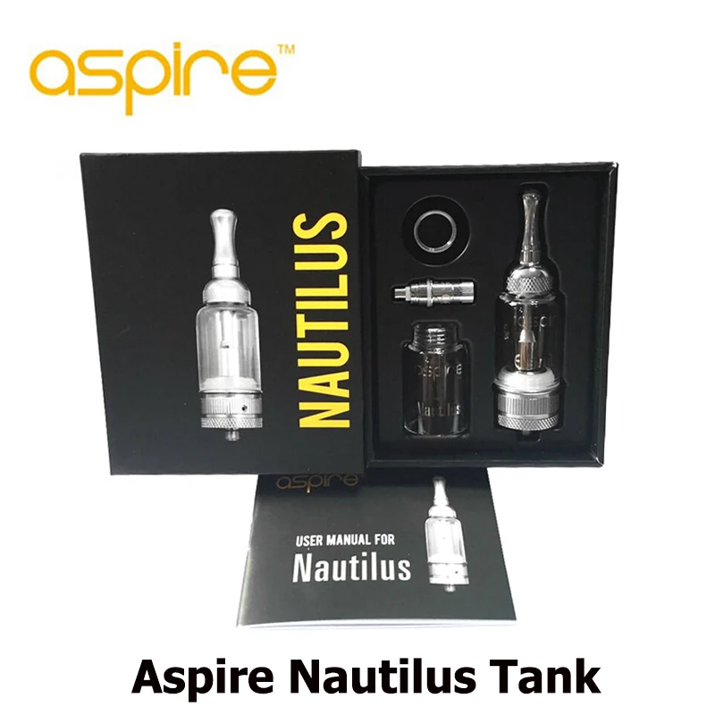 Nieuwe Aspire Nautilus Verstuiver Kit Echt 5 ml Aspire Nautilus E Cig Vervanging BVC Spoel Aspire Nautilus Pyrex Glas Tank 1 st YY