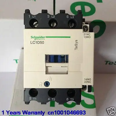 

DHL/EUB 2pcs NEW Original for Schneider LC1-D50...C LC1D50...C Contactor 15-18