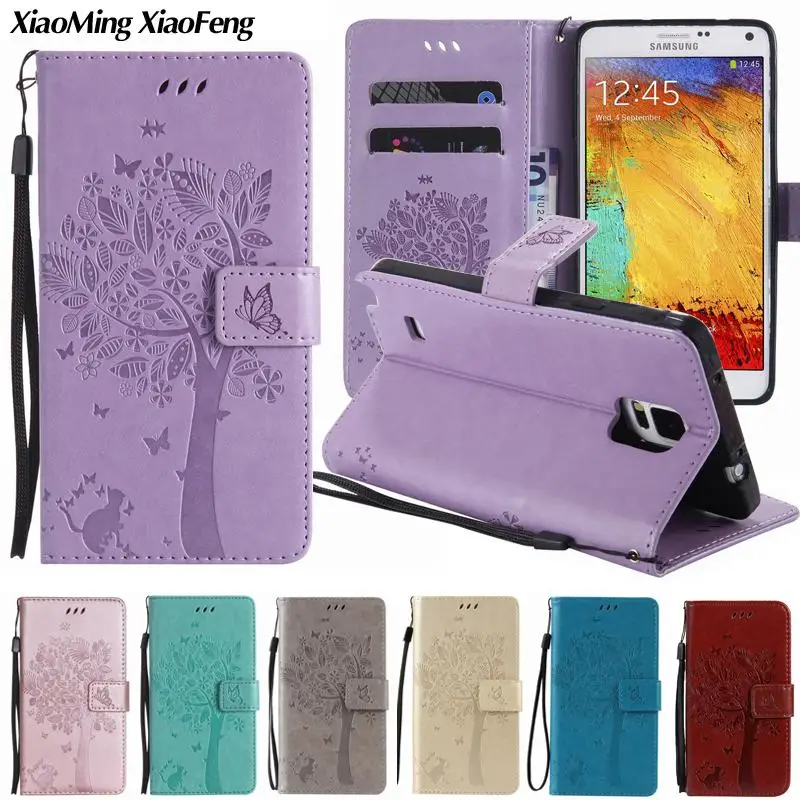 Кожаный чехол бумажник для Samsung Galaxy Note 4 телефона 9 10 Lite Plus|case samsung note|case note 4cover for galaxy