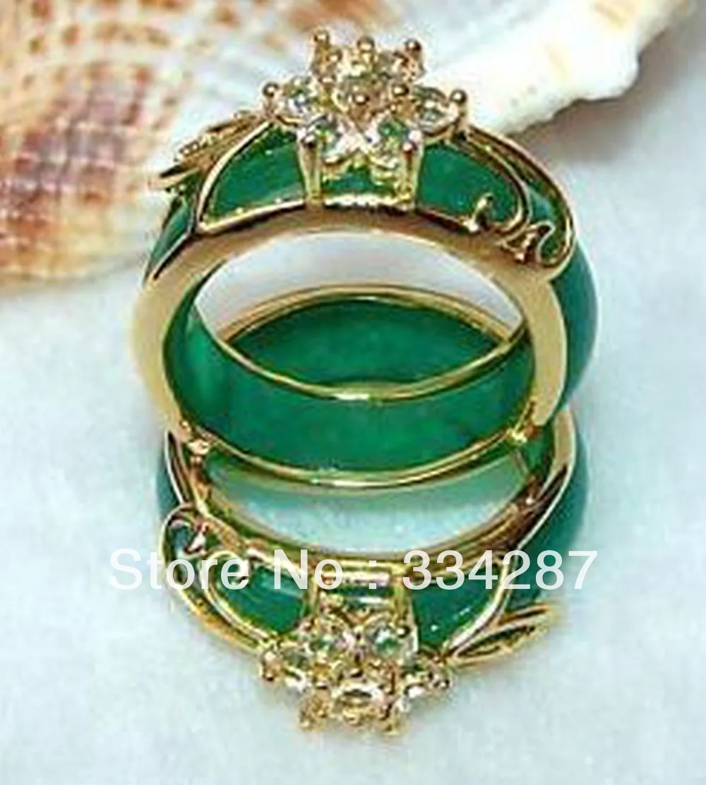 Popular Green Jade Rings-Buy Cheap Green Jade Rings lots from China