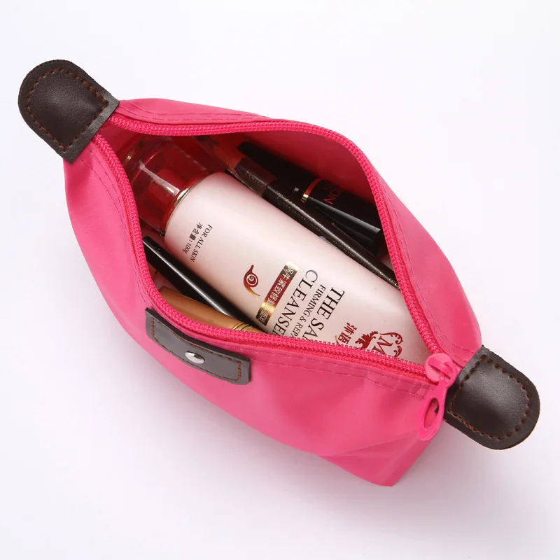 

Dumpling Makeup Bag Solid Color Cosmetic Bag Casual Multifunctional Waterproof Wash Bag Toiletry Storage Handbag