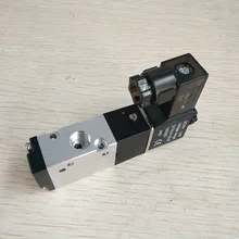 GOGO Пневматический электромагнитный клапан 3V410-15 Порты и разъёмы 1/2 дюйма BSP 220 В переменного тока 3 way Пневматический распределительный клапан с типом штепсельной вилки красный светодиодный светильник