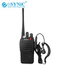 ESYNiC 1 шт Беспроводная рация 5 км UHF 400-470 МГц 5W16CH портативная рация для BF-888S