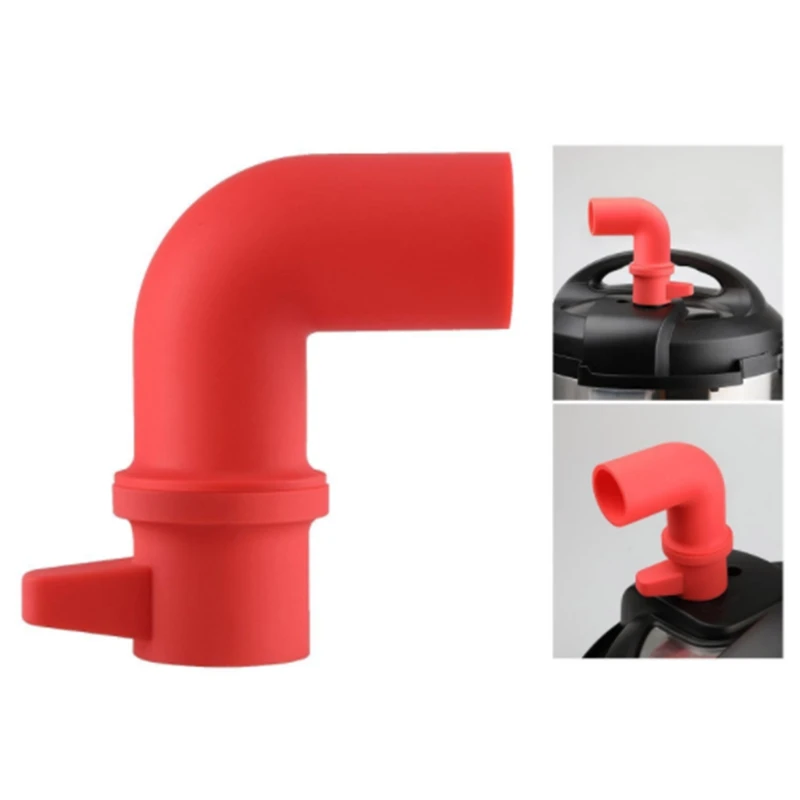 

360 Degrees Pressure Cooker Steam Diverter Release Accessory Silicone Instant Pot Steam Release Pipe Cooking Kitchen Accessories