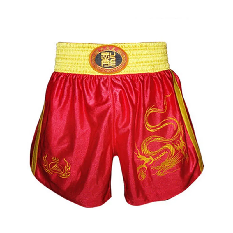 Шорты для единоборств Муай Тай шорты боксерские трусы Мужская спортивная одежда Бесплатные боевые шорты