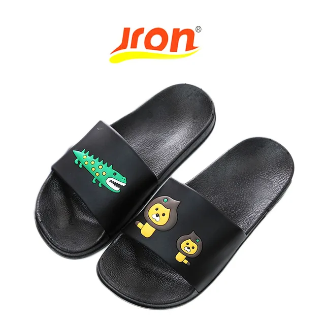 jron women slide woman slippers lion pattern platform sandals cute