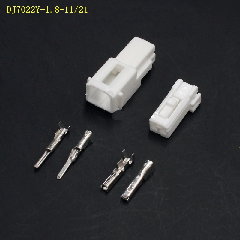 

2sets 2-hole automotive connector plug-in connection male and female plug 2p