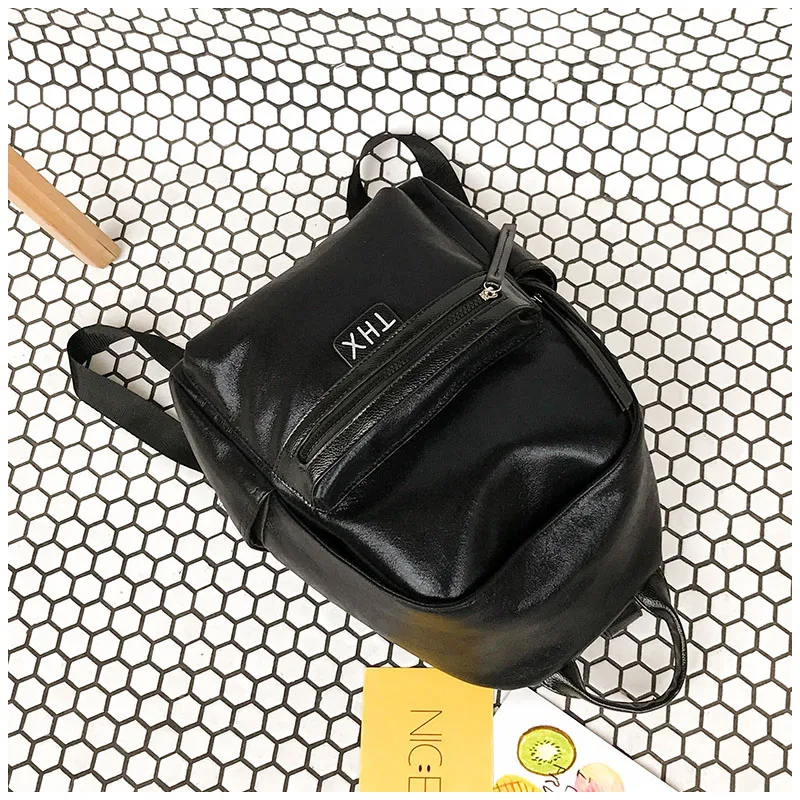 Fashion Glitter Women Backpack big capacity  PU Leather Teenage Girls School Bag Large Female backpacks for travelling red black (7)