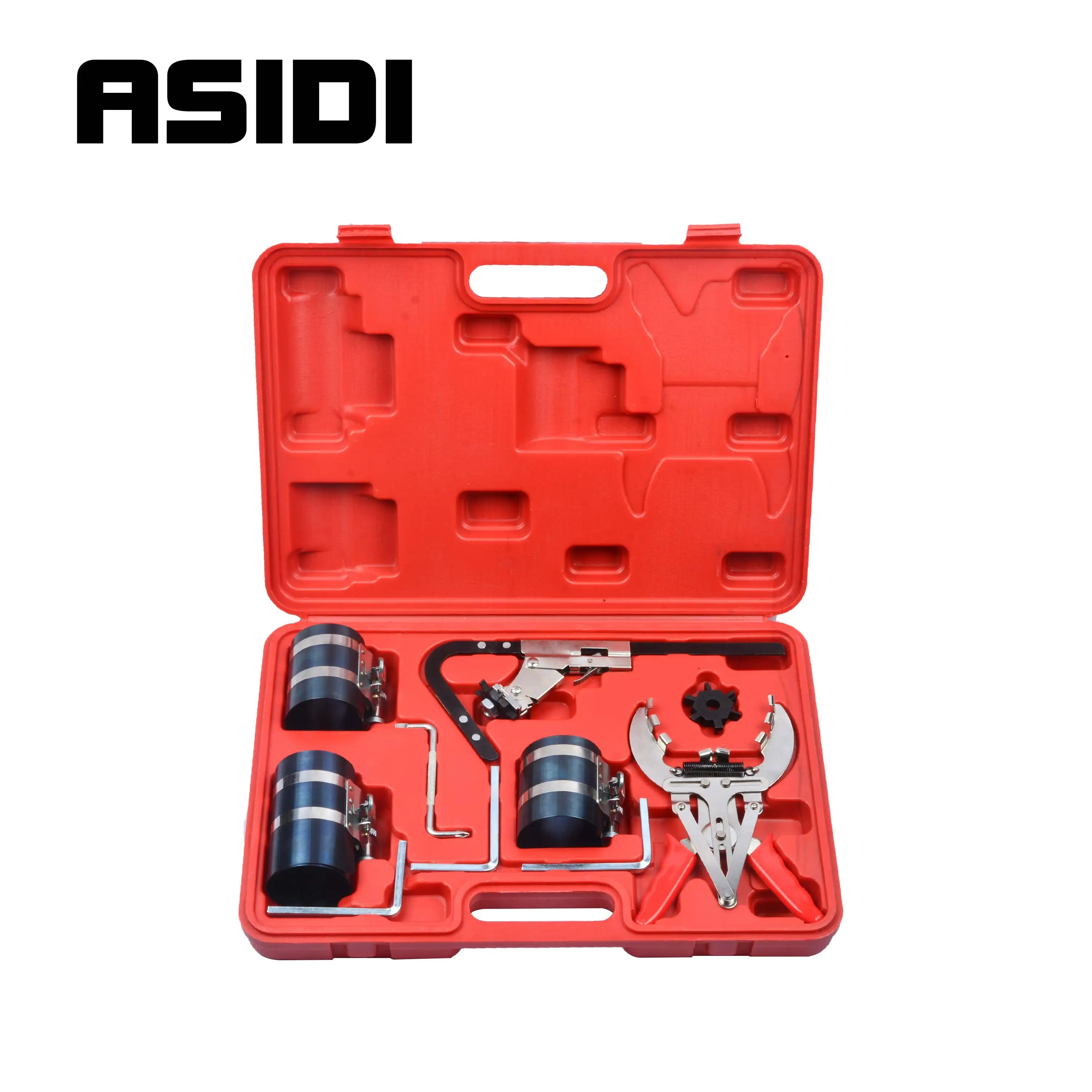 

Piston Ring Compressor Expander Service Repair Cleaning Tool Kit