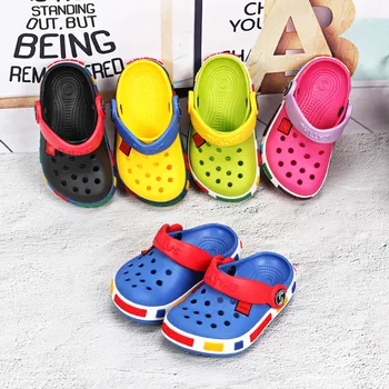 

New Fashion Kids 2019 Sport Girls Sandals Hole Summer Toddler Boy Girls Beach Slippers Kids Sandals Antislip Children Flat Shoes