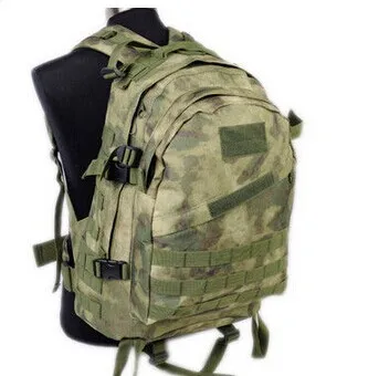 40L открытый охотничий Штурмовой Рюкзак страйкбол 3Day Molle Camel пакет ATACS FG охотничий камуфляж - Цвет: ATACS FG