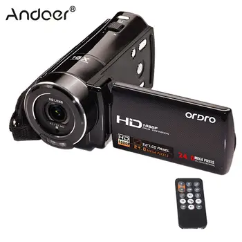 

Andoer HDV-V7 1080P Full HD Digital Video Camera Camcorder 16X Digital Zoom 3.0" Rotatable Screen Face Detection Video Camera