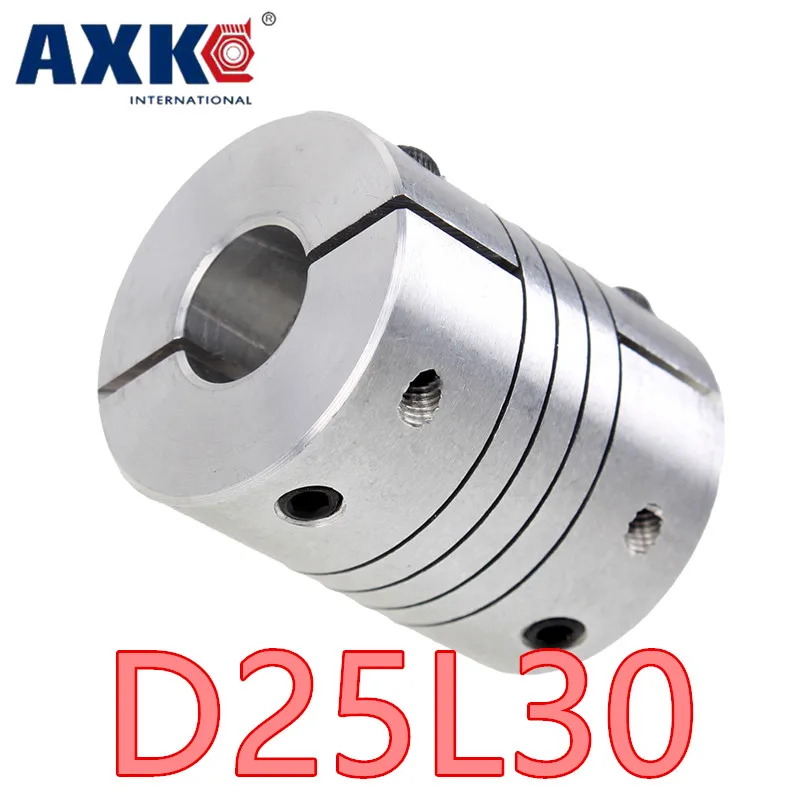 

2pcs/lot 8x10mm Shaft Coupler 8 Mm To 10mm Flexible Coupling Od 25x30mm 8*10mm