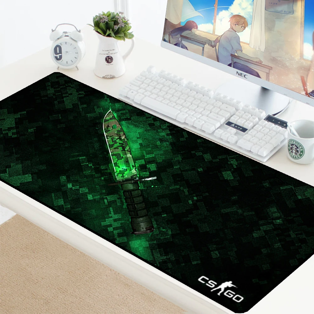 CS GO геймер Мышь Pad нож в стиле игры &quotCounter Strike&quot Non slip клавиатура коврик CSGO pad для PC