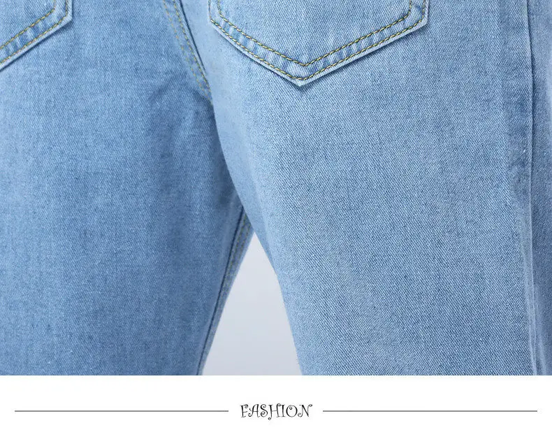 Loose Jeans Men Solid Simple Pencil Pants Cotton Classic Cargo Pant Jeans Male Trousers Youth Ankle-Length Pant Brand Jeans 2019 11