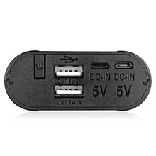 Смарт-зарядное устройство с двойным входом 18650, литий-ионный аккумулятор, 5 В, 2 А, внешний аккумулятор, чехол, портативный, сделай сам, блок питания, зарядное устройство для аккумулятора 18650