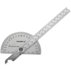 Rapporteur en acier inoxydable, règle de goniomètre, 90x150mm, W0262A 