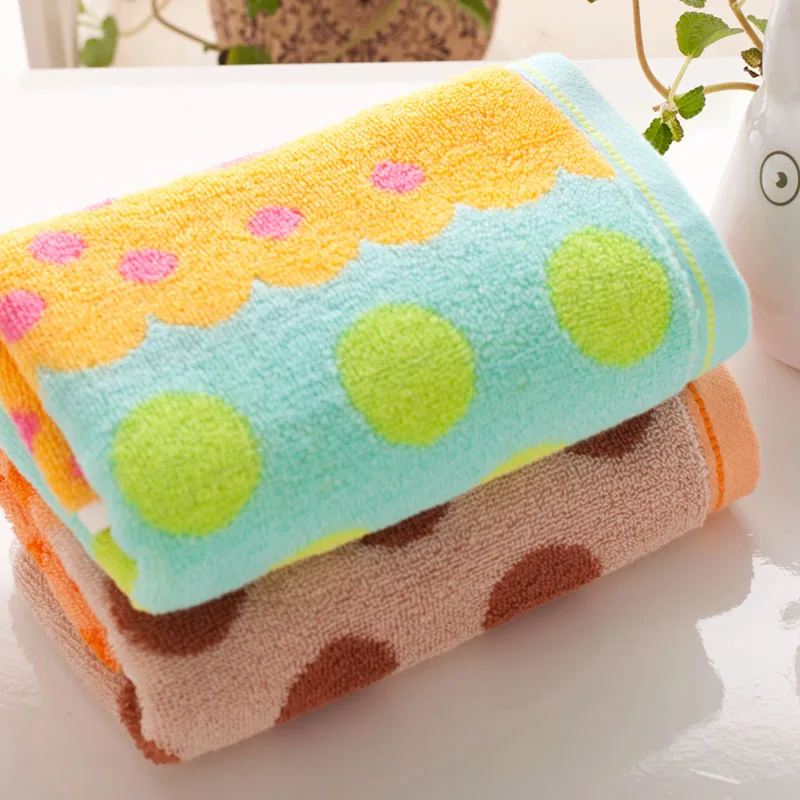 cotton dot face towel super soft super comfortable machine Washable