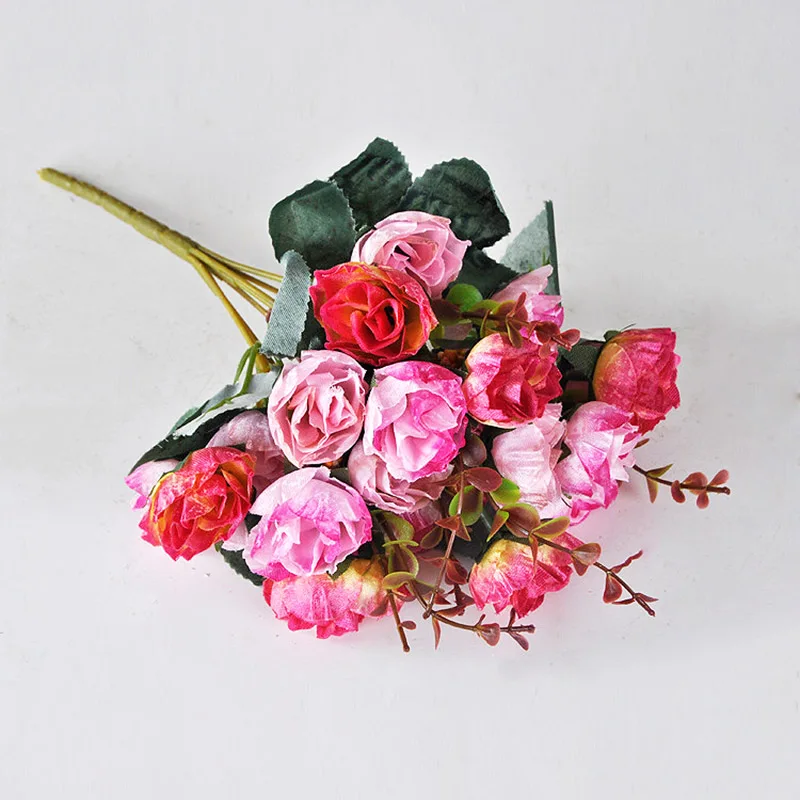 Фотография европейский стиль 1 шт. реквизит искусственный цветок розы фото Осенняя версия алмазного декоративного цветка