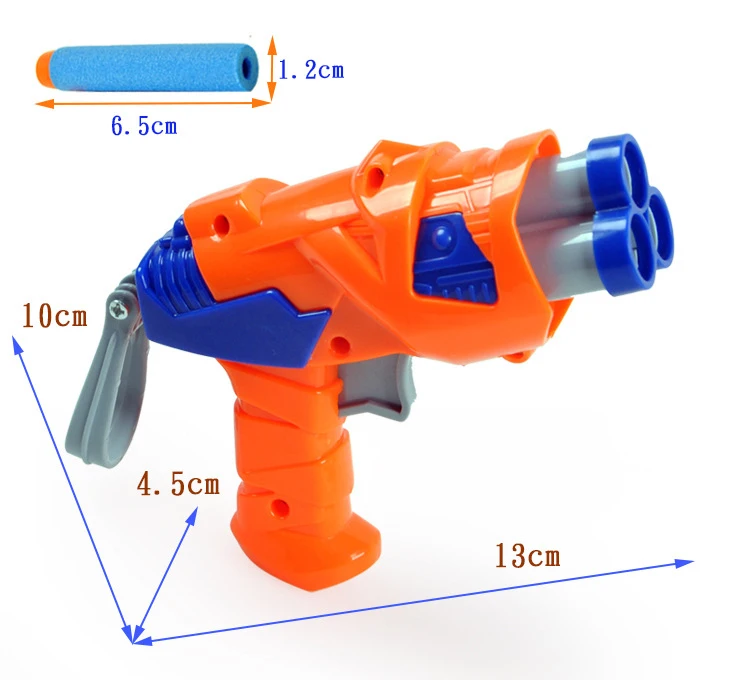 Креативные 3 шт. EVA мягкие пулевой пистолет игрушки модель игрушки пистолет воздушный игрушечный пистолет для мальчиков детские brinquedos juguetes Классические игрушки
