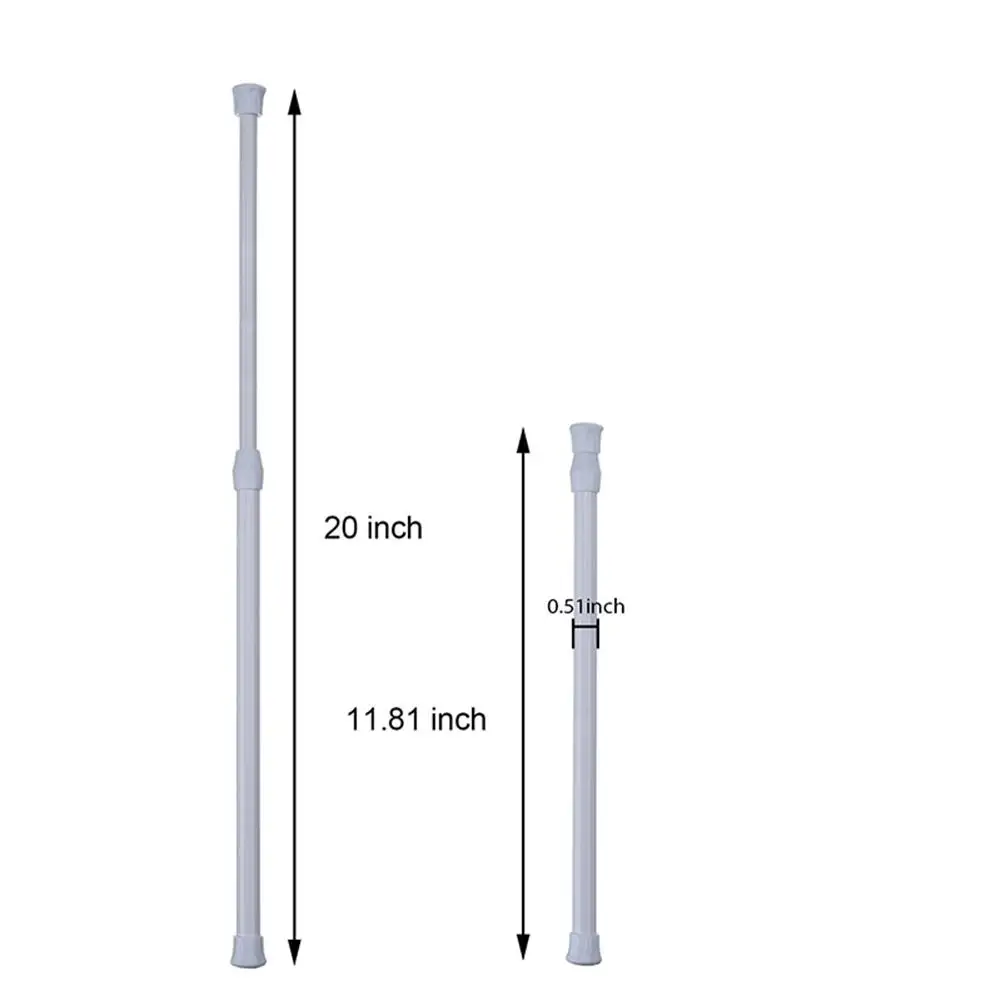 Adeeing многофункциональная телескопическая штанга для штор из высокоуглеродистой