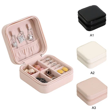 

Jewelry Box Holder Travel Case Organizer Bracelet Rings Earrings Necklace Display Storage Case Wedding Engagement Gift Box