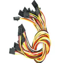 Dupont онлайн 4-контактный кабель защелка-защелка 30 см(pkg-10 кабели) для Aduino