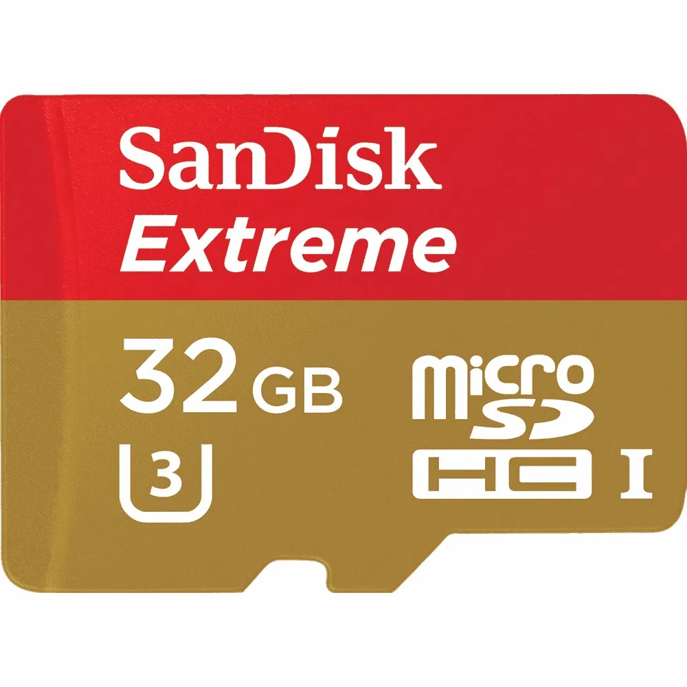 Оригинальная Micro SD Карта SanDisk Extreme, 32 ГБ, класс 10, U3, 90 Мб/с, 16 ГБ, 64 ГБ, microSD, TF карта, 128 Гб, поддержка официальной проверки
