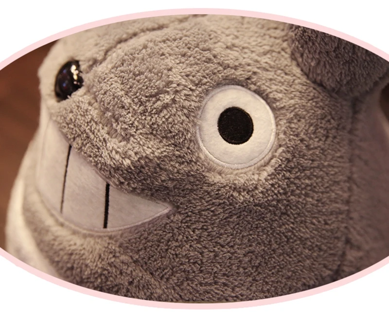 Dorimytrader hot anime totoro plush toy giant stuffed cartoon totoro doll pillow for children friend gift decoration 100cm 120cm 140cm DY50601 (18)
