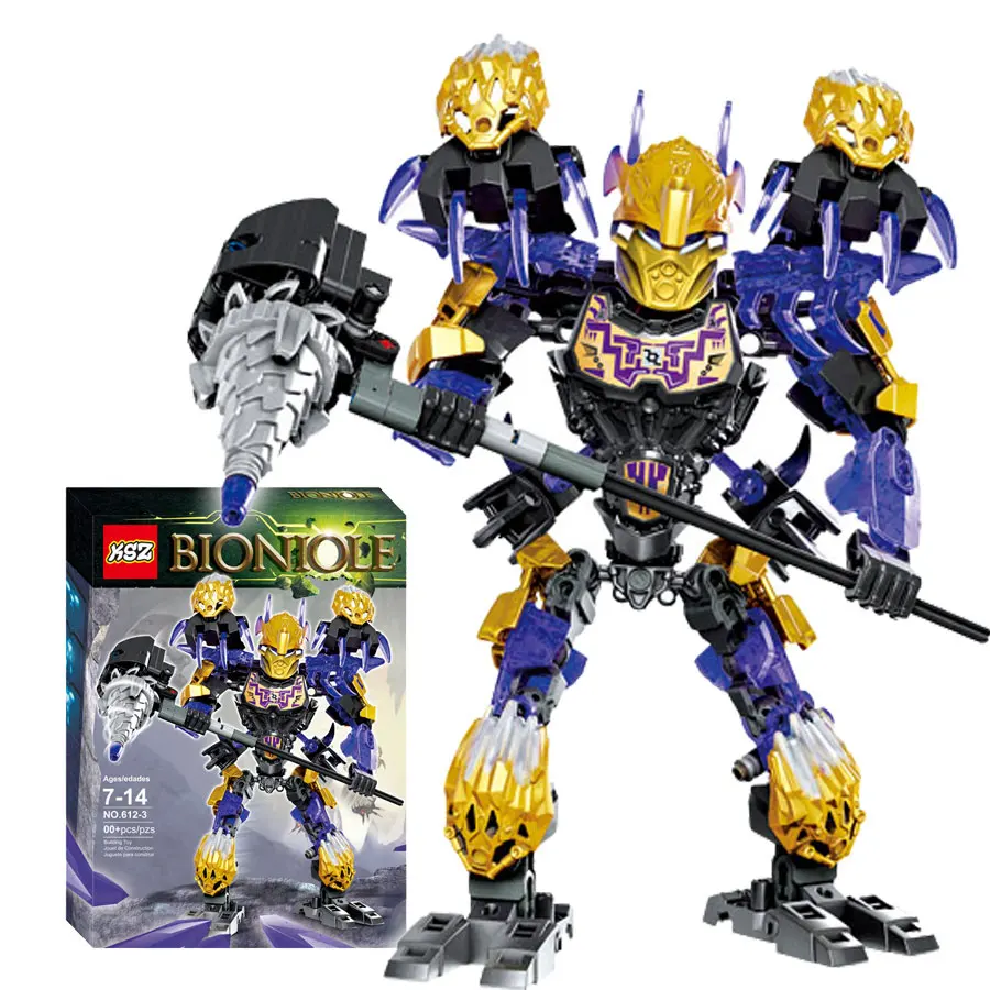 

Reedcall 217pcs Bionicle Onua and Terak Unity Set Building Toys Compatible Legoings Bionicle Construction Toys