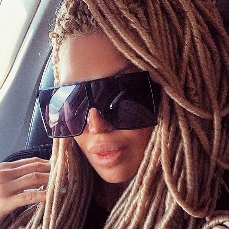 

Fashion Sunglasses Women 2019 Stylish Square Designer Sun Glasses Rainbow Lens Óculos de Sol Feminino