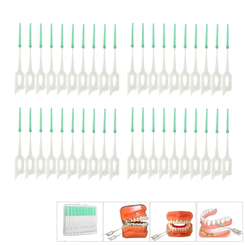 Adults Interdental Brushes Clean Between Teeth Floss Brushes Toothpick ToothBrush Dental Oral