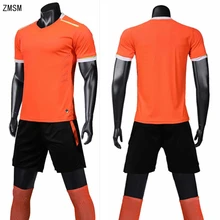 ZMSM взрослых дышащий Майки для футбола наборы ухода за кожей survetement футбол Спортивная тренировочный костюм Футбольная форма LB1904