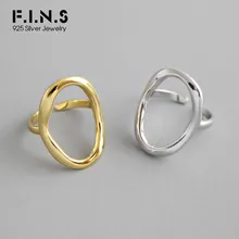 F.I.N.S INS Style Hot Sale Geometric Hollow-Out Finger Ring Personality 925 Sterling Silver Big Adjustable Ring Wedding Party F.I.N.S INS Style Hot Sale Geometric Hollow-Out Finger Ring Personality 925 Sterling Silver Big Adjustable Ring Wedding Party