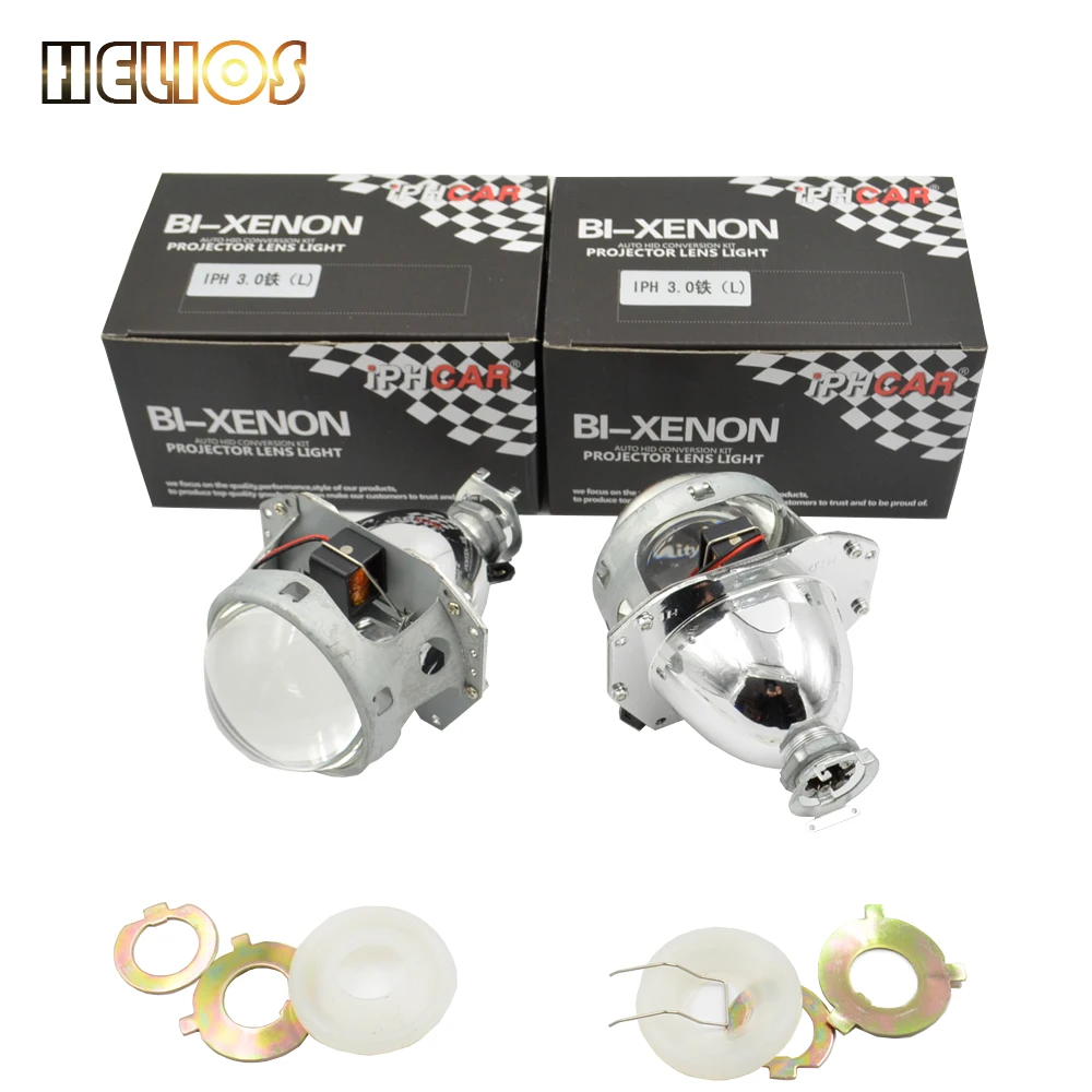 

3 inch car hid bi-xenon projector lens wst full metal bracket  holder  LHD/RHD   h1 base h4 h7 hid xenon kit  free shipping
