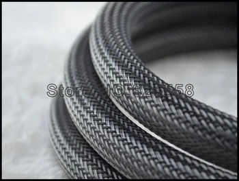 

10M 16MM Nylon Sleeve Blue Nylon Mesh Braided Sleeving For DIY Hifi power cable