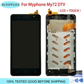 

For myphone my72 DTV LCD Display+Touch Screen Digitizer LCD Screen Glass Panel Assembly with frame Replacement MY 72 + tools