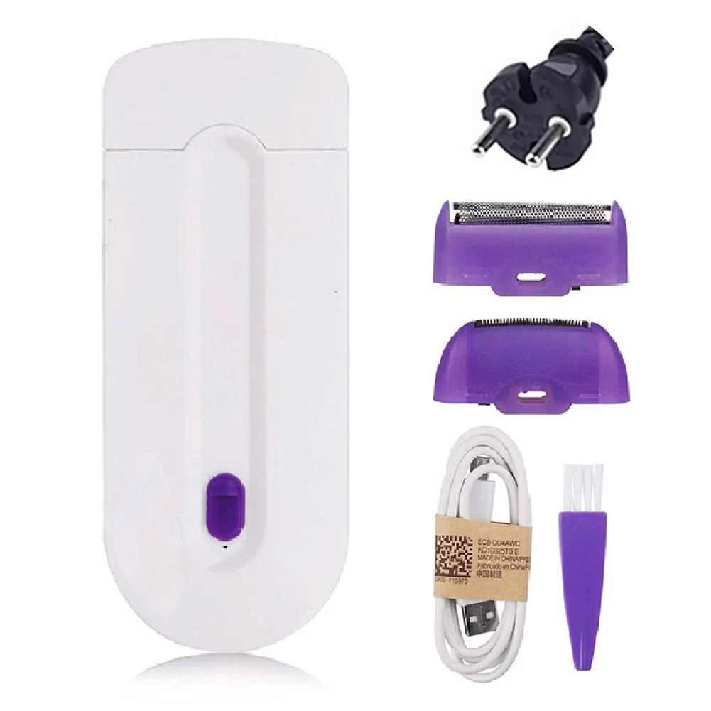 Лазерный эпилятор для женщин, электрический эпилятор для удаления волос, без боли, Женский эпиляционный светильник, технология депиляции - Цвет: Золотой