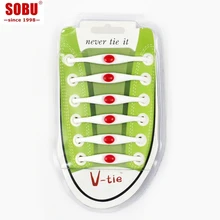 12 шт./лот белые эластичные силиконовые шнурки без шнурков для бега/триатлона T102