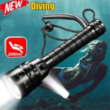 10000 Lumens Stepless dimming Torch 5 x T6 Diving LED Flashlight 200M Underwater Waterproof Light Tactical Flashlight Lantern 10000 Lumens Stepless dimming Torch 5 x T6 Diving LED Flashlight 200M Underwater Waterproof Light Tactical Flashlight Lantern