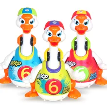 828 детские игрушки Электрический хип-хоп танец чтение и история и интерактивные качели Гусь Детские Обучающие Развивающие игрушки подарки