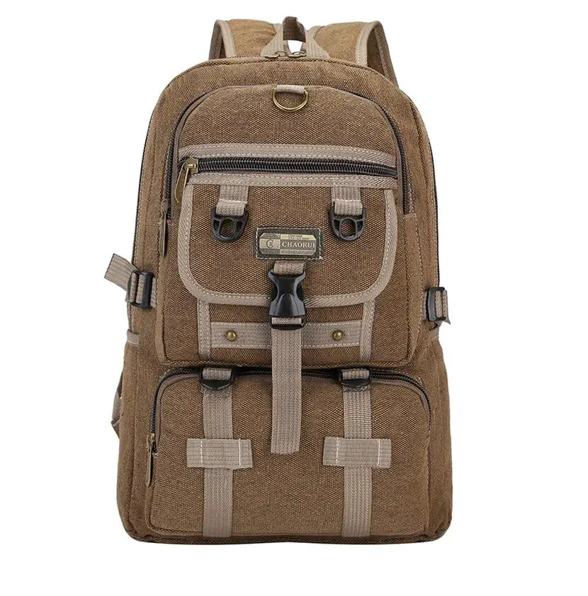 Unisex Casual Canvas Travel Backpack Men & Women High Capacity Laptop