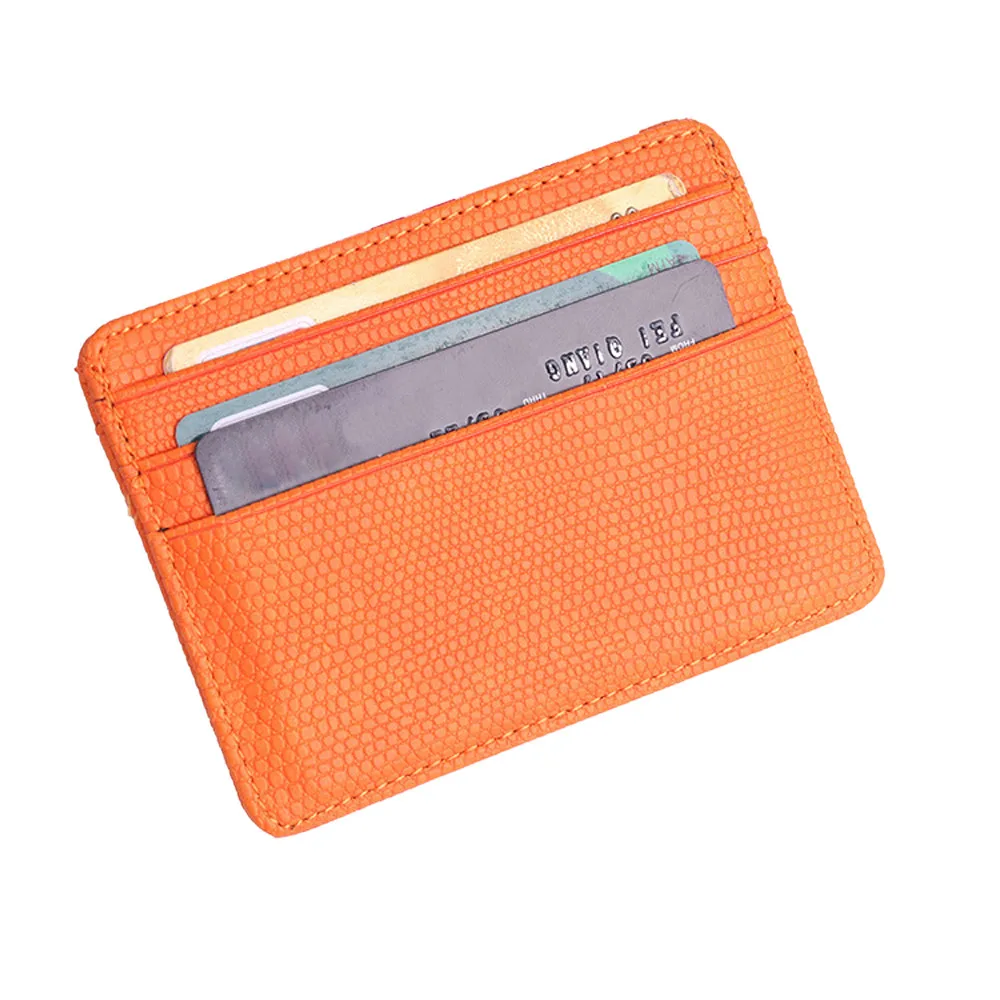 Брендовый кошелек кожаный кредитный держатель для Карт RFID Модные женские Личи шаблон банковская карта посылка протектор сумка держатель для карт# L3