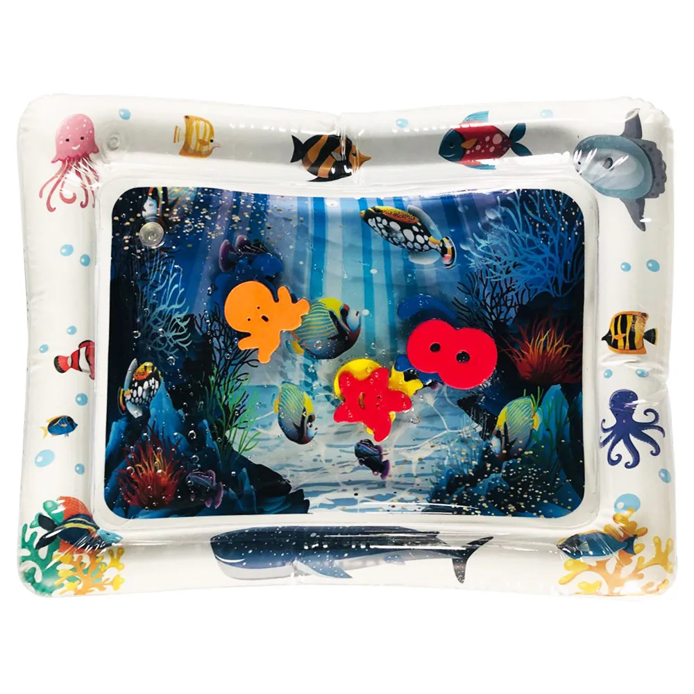 MUQGEW Creative Dual Use Toys Baby Inflatable Patted Pad Baby Inflatable Water Cushion Prostrate Water Cushion Pat Pad