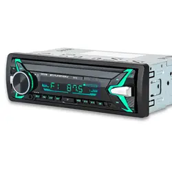 Hevxm 2018 новая распродажа автомобиль, Радио стерео плеер Bluetooth телефон AUX-IN MP3 FM/USB/1 Din/дистанционного управления автомобиля 12 V аудио