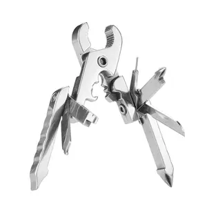 SWISS+TECH ST029014 14-in-1 Every Day Carry (EDC) Multi-Tool, w/Carabineer  Clip (Single Pack) 