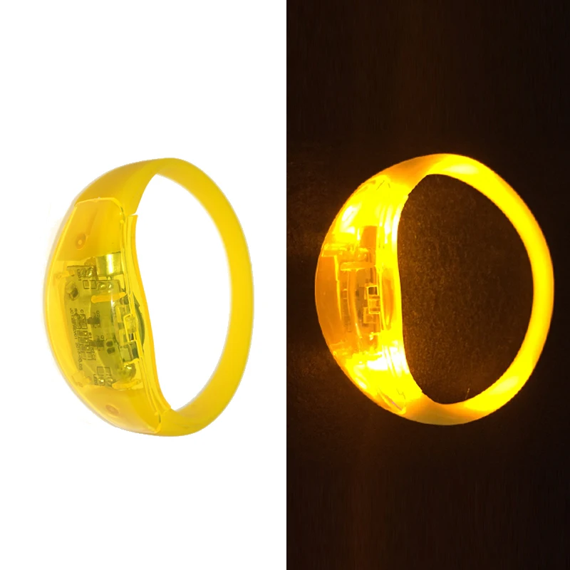 LedLuminous Toys NeonLed Party Light UpLed BraceletBangle Sound Activated Christmas Bracelet Glowing Bracelets Custom Logo (7)