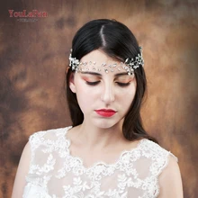 YouLaPan HP34 свадебное украшение на голову свадебная тиара Свадебные украшения для волос свадебное украшение со стразами свадебная прическа аксессуары