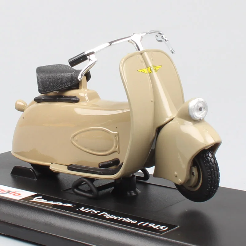 Детский 1:18 масштаб в винтажном стиле Классические maisto Piaggio Vespa MP5 Paperino 1945 мотоцикл